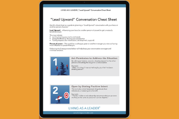 Lead Upward Cheatsheet